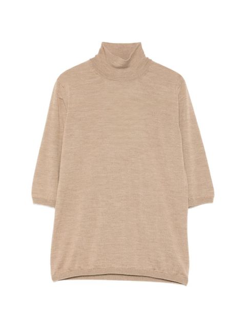 Max Mara Boa turtleneck quarter-sleeve sweater - Neutrals - zdjęcie produktu nr 1