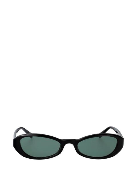Saint Laurent Sue oval-frame sunglasses - Black - zdjęcie produktu nr 1