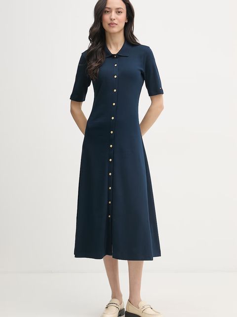 Tommy Hilfiger sukienka bawełniana - zdjęcie produktu nr 2