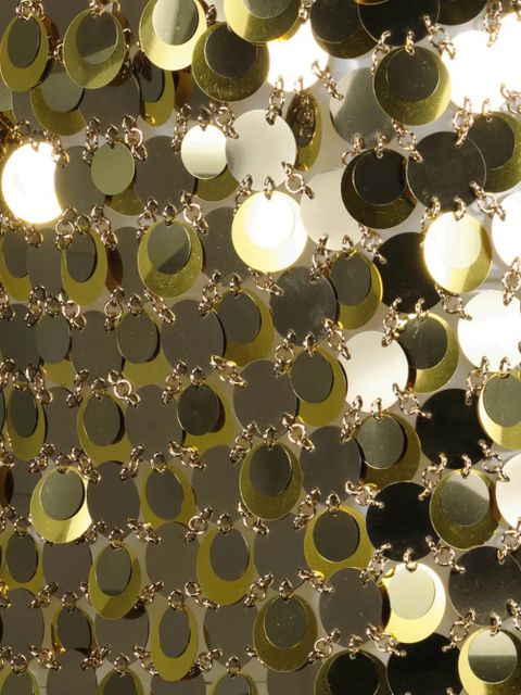 Rabanne sequin mini skirt - Gold - zdjęcie produktu nr 2