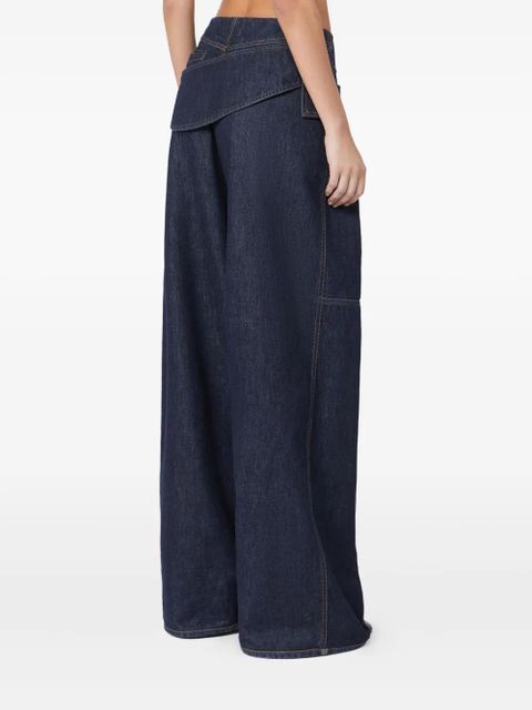 Sportmax Aia belted wide-leg jeans - Blue