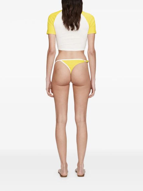 Christopher Esber tucked ringer jersey T-shirt - White