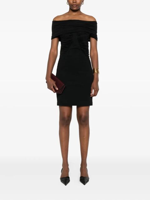 Max Mara off-shoulder mini dress - Black - zdjęcie produktu nr 2