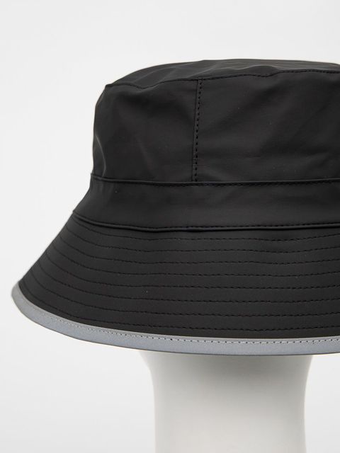 Rains kapelusz 14070 Bucket Hat Reflective kolor czarny 14070.70-BlackRefle