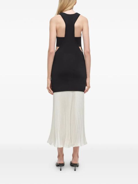 Simkhai Zaden pleated midi dress - Black - zdjęcie produktu nr 2