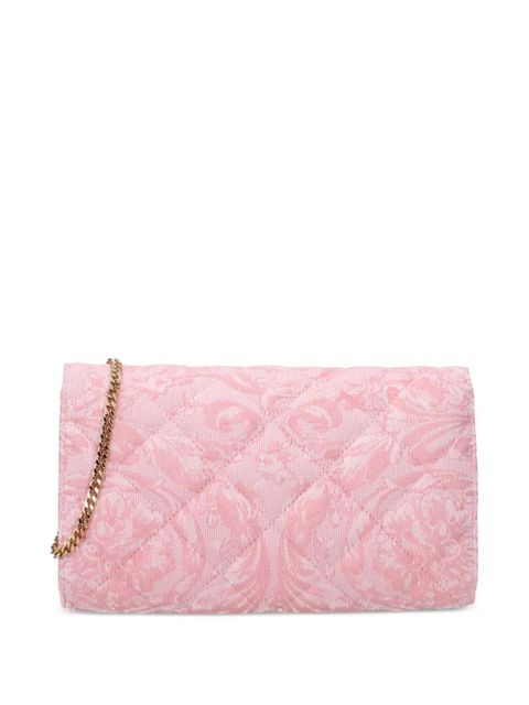 Versace Medusa quilted jacquard shoulder bag - Pink - zdjęcie produktu nr 2