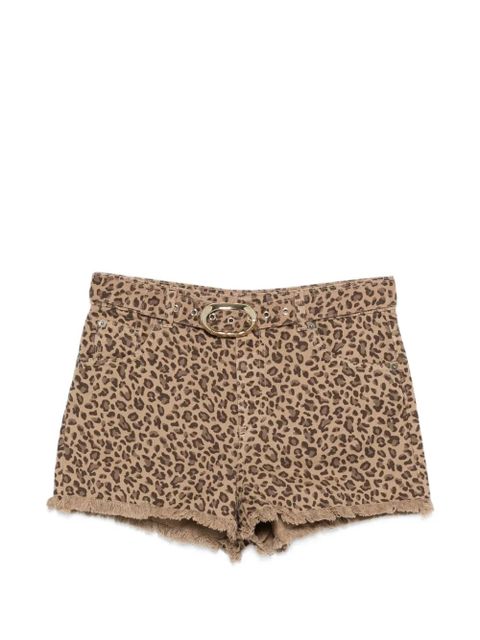 TWINSET leopard-pattern shorts - Neutrals - zdjęcie produktu nr 1