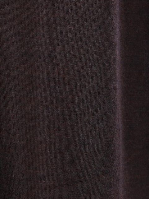 Ferragamo crew-neck short-sleeve maxi dress - Brown