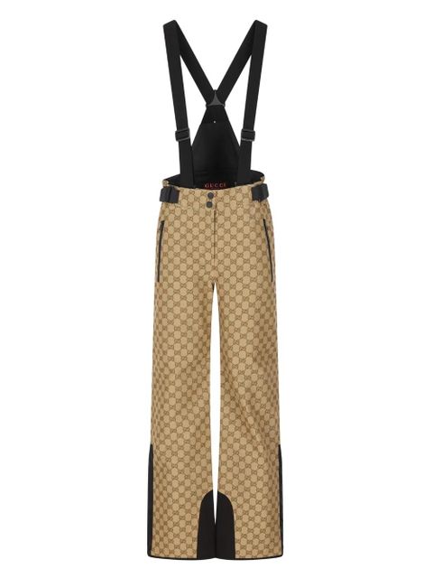 Gucci GG jacquard braces jumpsuit - Neutrals - zdjęcie produktu nr 1