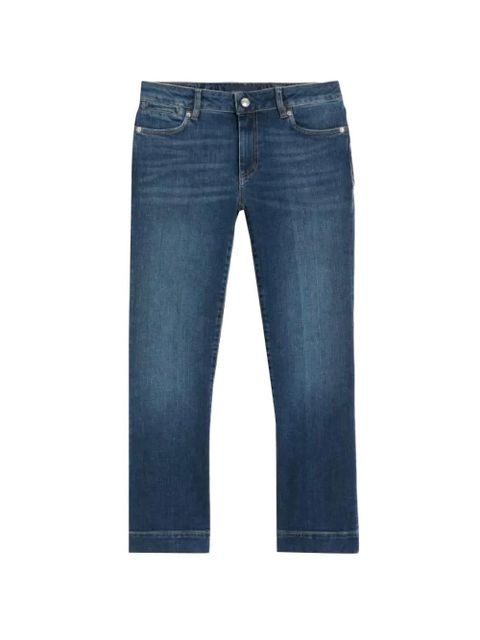Sportmax whiskering-effect jeans - Blue - zdjęcie produktu nr 1