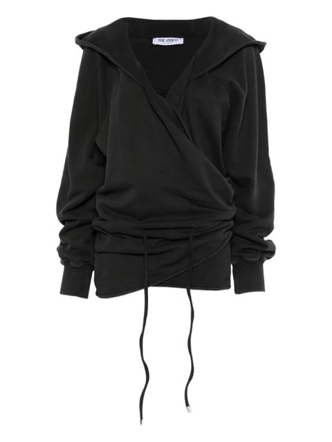 The Attico hooded-neck mini dress - Black - zdjęcie produktu nr 1