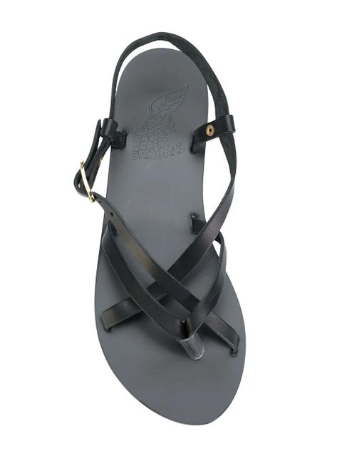 Ancient Greek Sandals Semele flat sandals - Black