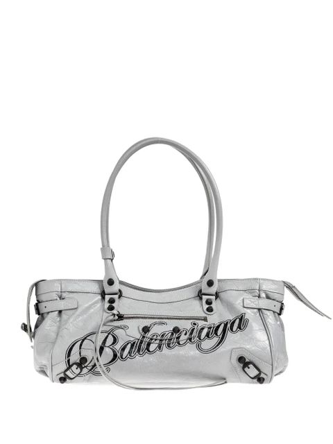 Balenciaga Le City logo-detail tote bag - Grey - zdjęcie produktu nr 1
