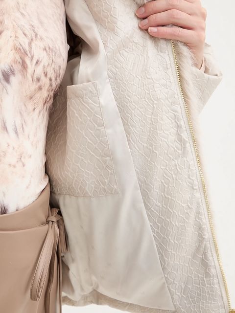 Marciano by Guess kurtka ESTELLA kolor beżowy 5BGL33 7391A