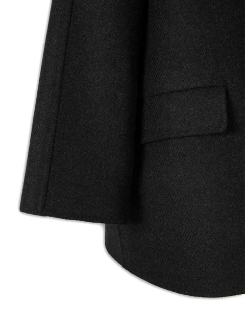 The Row high-collar long coat - Grey