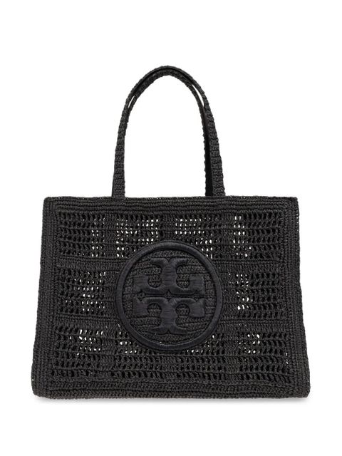 Tory Burch large Ella crochet tote bag - Black - zdjęcie produktu nr 1