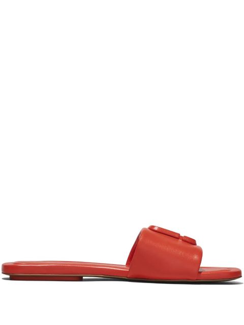 Marc Jacobs The J Marc leather slides - Red - zdjęcie produktu nr 1