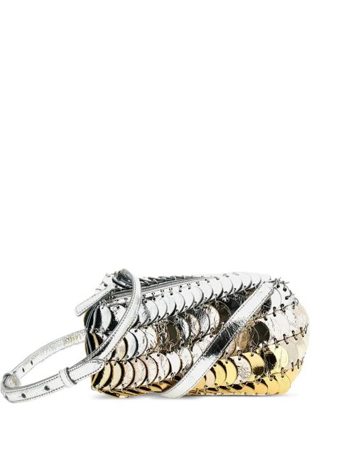 Rabanne leather shoulder bag - Silver - zdjęcie produktu nr 1