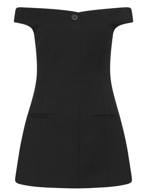 SIR. off-shoulder mini dress - Black - zdjęcie produktu nr 1