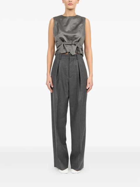 MM6 Maison Margiela virgin wool trousers - Grey