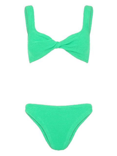 Hunza G Juno crinkle bikini - Green