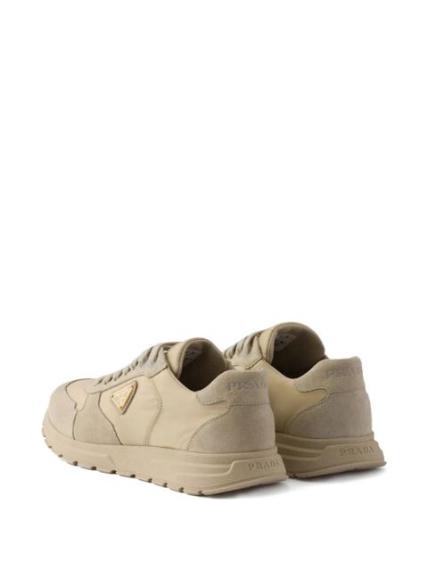 Prada Prax 2.0 logo suede sneakers - Neutrals