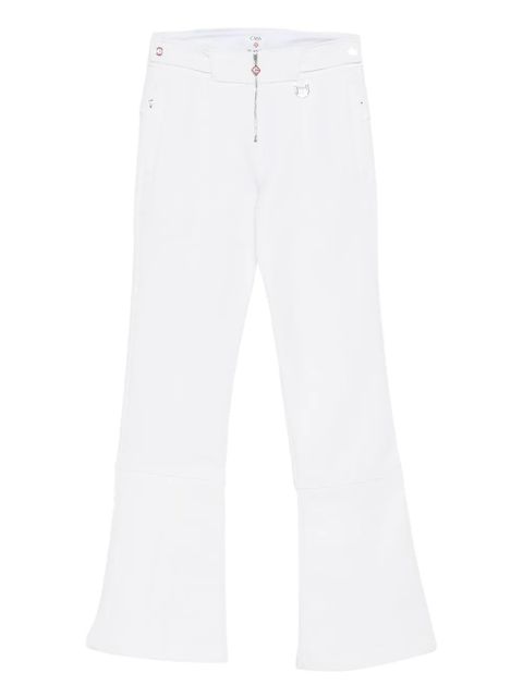 Casablanca slim-leg ski trousers - White