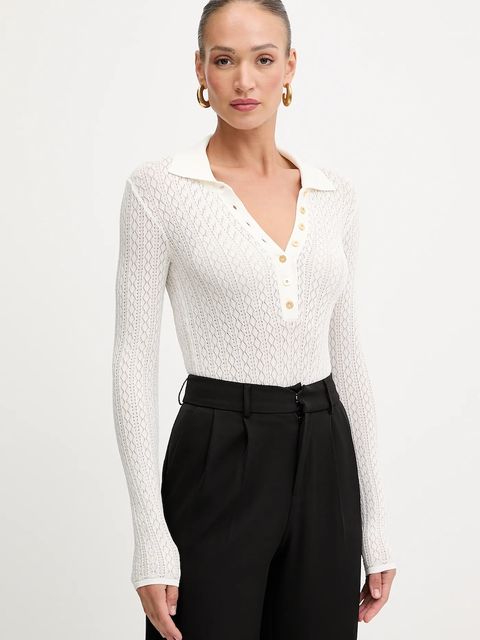 Elisabetta Franchi body damskie kolor beżowy BK66T51E3 - zdjęcie produktu nr 1