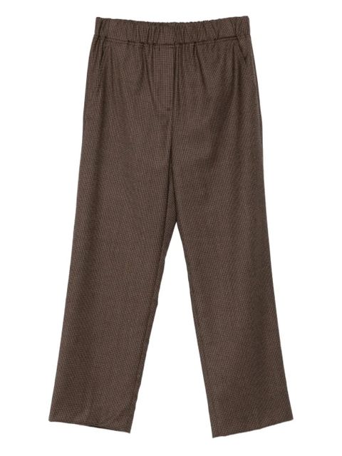 Max Mara elasticated-waist trousers - Brown - zdjęcie produktu nr 1