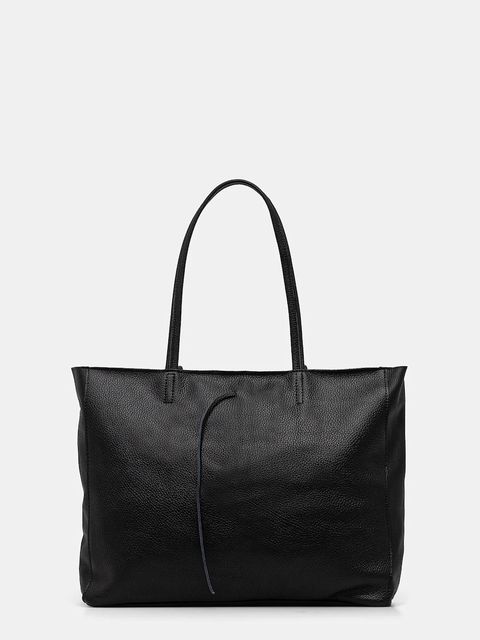 Answear Lab torebka skórzana kolor czarny - zdjęcie produktu nr 1