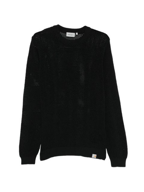 Carhartt WIP Stockton open-knit sweater - Black - zdjęcie produktu nr 1