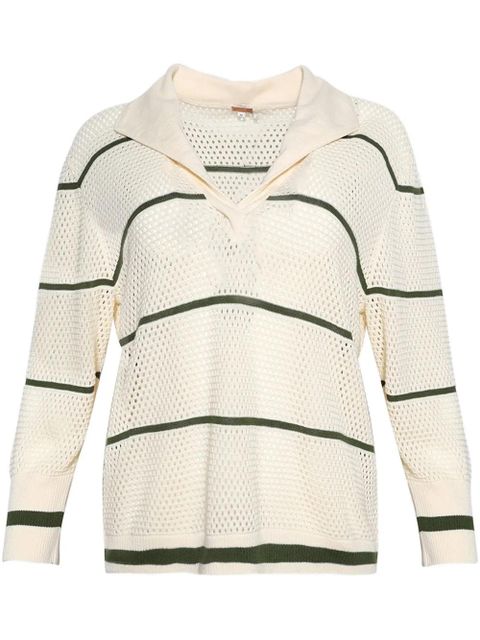 Johanna Ortiz Poca Vela polo top - Neutrals - zdjęcie produktu nr 1