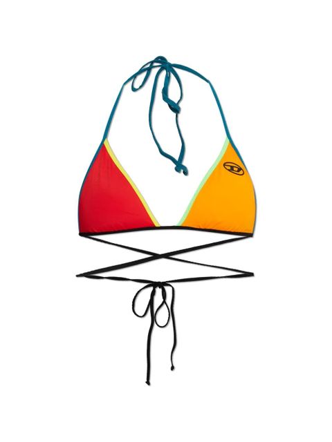 Diesel Trisha-D-Pop logo triangle bikini top - Red - zdjęcie produktu nr 1