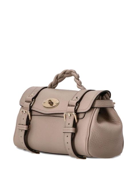 Mulberry mini Alexa braided-handle tote bag - Neutrals - zdjęcie produktu nr 2