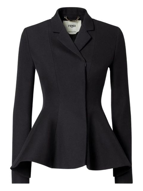 FENDI grain-de-poudre wool jacket - Black - zdjęcie produktu nr 2
