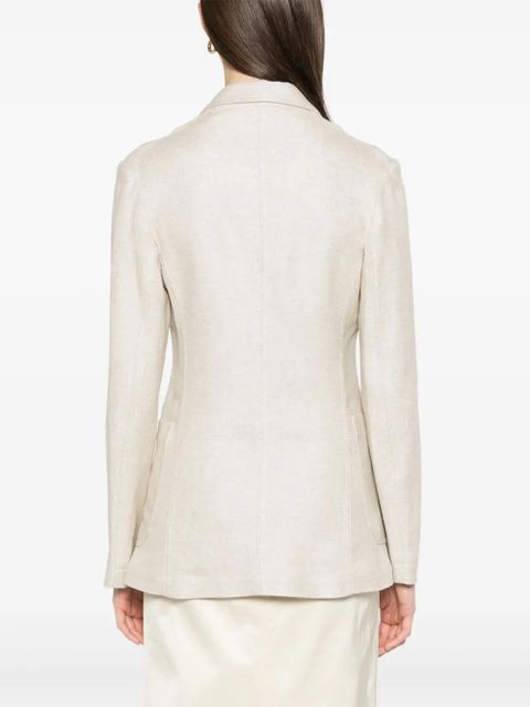 TOTEME notched-lapels blazer - Neutrals