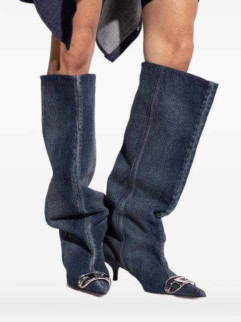 Diesel D-Venus denim boots - Blue