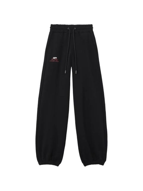 Off-White x AC Milan logo-print track pants - Black - zdjęcie produktu nr 1