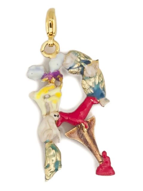 Marni enamel-charm pendant - Gold - zdjęcie produktu nr 1