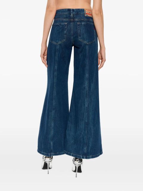 Diesel D-Akii Panel Jeans - Blue