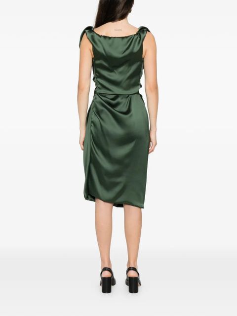 Vivienne Westwood Ginnie Amber draped dress - Green