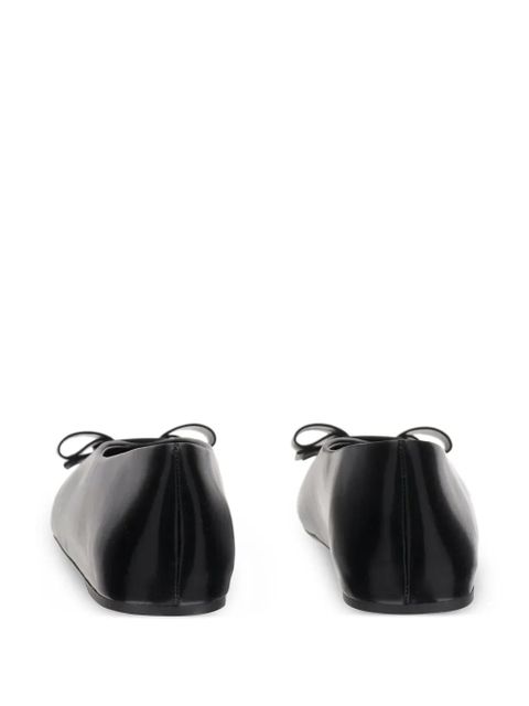 Ferragamo bow-detail ballet flats - Black - zdjęcie produktu nr 2