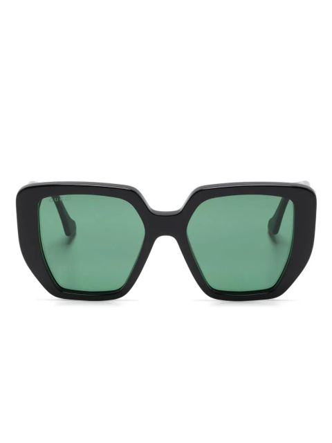 Gucci Eyewear oversized-frame sunglasses - Black - zdjęcie produktu nr 1