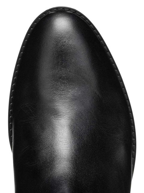 Geox kozaki D FELICITY damskie kolor czarny na płaskim obcasie D46G1C 043NH C9999