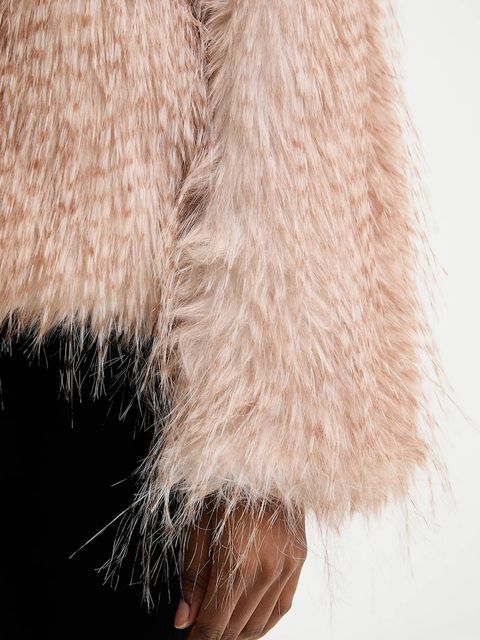 Answear.LAB kurtka kolor beżowy przejściowa oversize