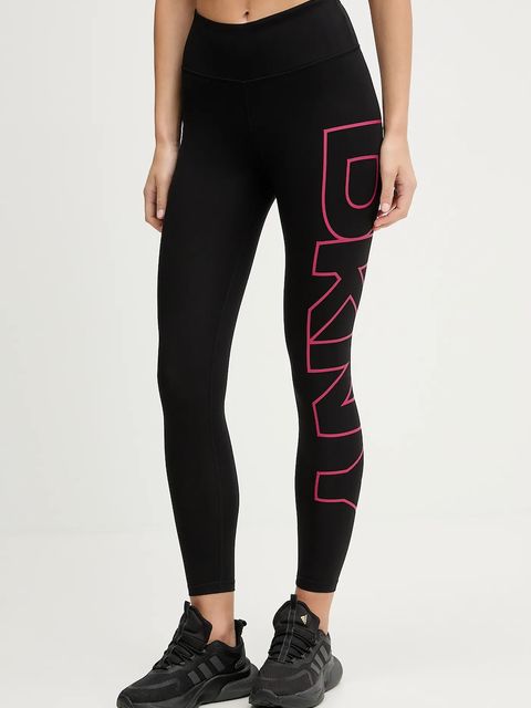 Dkny legginsy B. COMPRESSION damskie kolor czarny z nadrukiem DP5P3453 - zdjęcie produktu nr 1