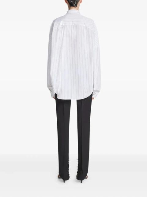 DRIES VAN NOTEN pinstripe shirt - White