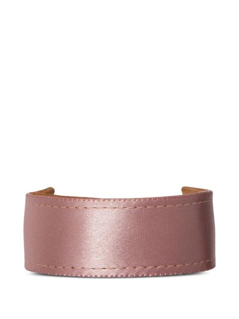 Jennifer Behr Mini satin hairband - Pink - zdjęcie produktu nr 1