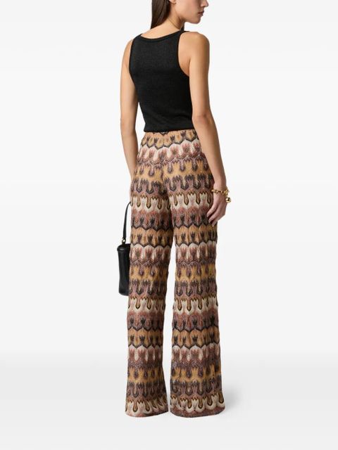 Missoni patterned trousers - Brown