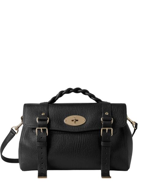 Mulberry Alexa braided-handle satchel - Black - zdjęcie produktu nr 1
